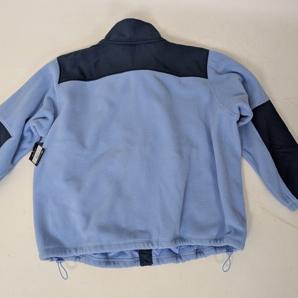 NWT Eddie Bauer Jacket Fleece Colour Block Sweater Zipup Long Sleeve Warm - Picture 6 of 8